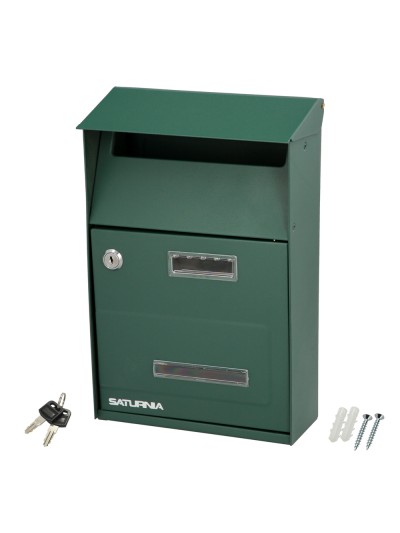 Buzon Exterior Country Verde 215 x 320 x 105 mm.