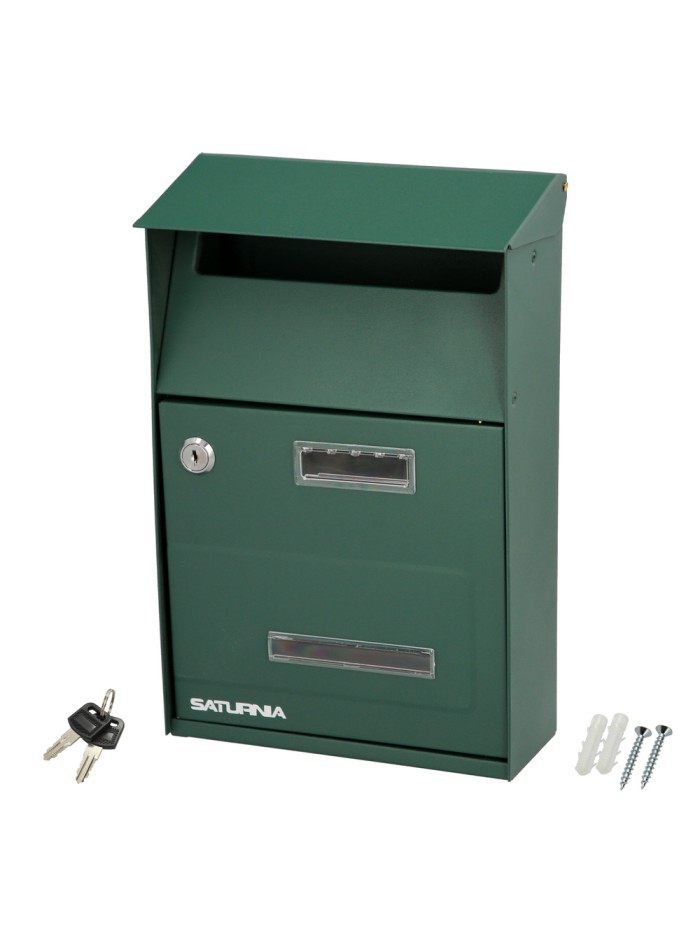 Buzon Exterior Country Verde 215 x 320 x 105 mm.