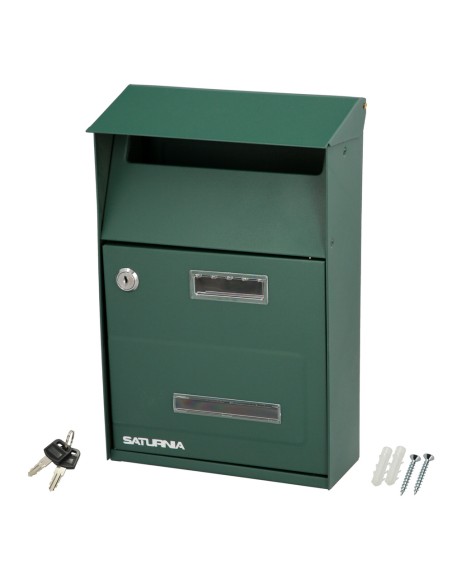 Buzon Exterior Country Verde 215 x 320 x 105 mm.