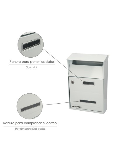 Buzon Exterior Country Blanco 215 x 320 x 105 mm.
