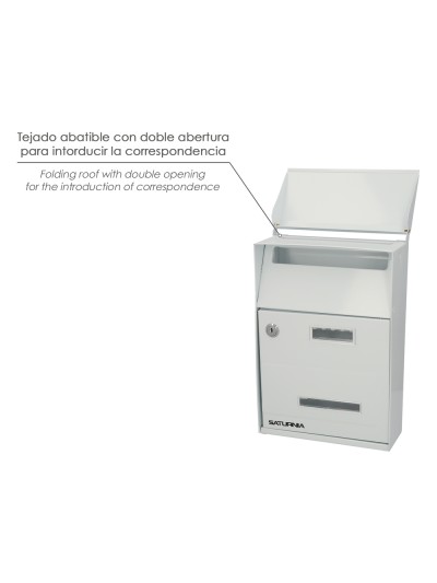 Buzon Exterior Country Blanco 215 x 320 x 105 mm.
