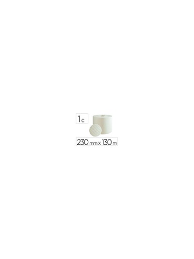 Papel secamanos bunzl greensource air laid 1 capa celulosa blanca 230 mm x 130 mt paquete de 2 rollos