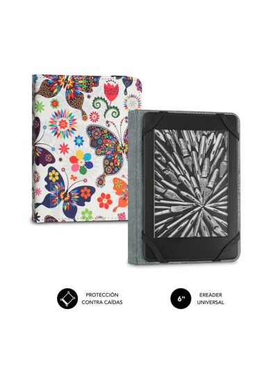 Funda subblim clever ebook case 6 pulgadas mariposas