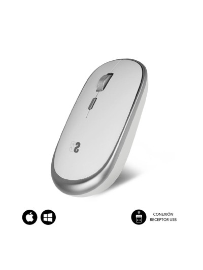 Raton inalambrico subblim submo - rfm0001 plata