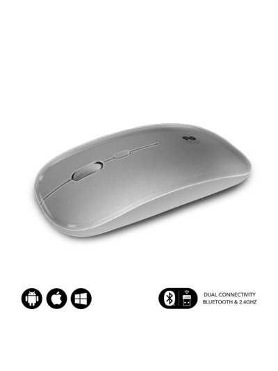 Raton inalambrico subblim submo - dflat22 plata