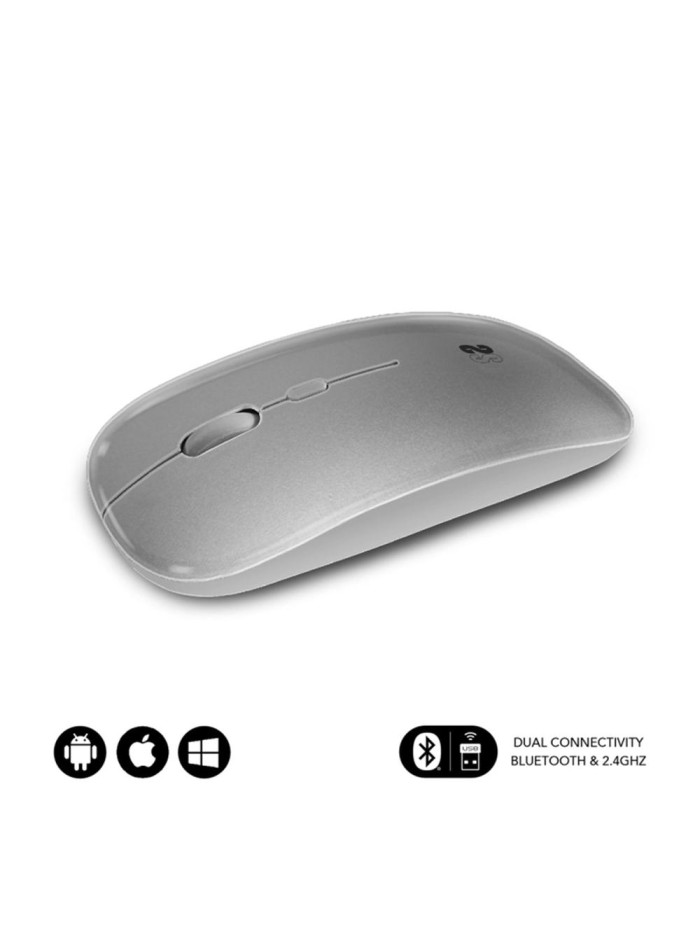 Raton inalambrico subblim submo - dflat22 plata Raton inalambrico subblim submo - dflat22 plata