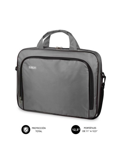 Maletin subblim oxford laptop para portatil 11 pulgadas - 12.5 pulgadas gris