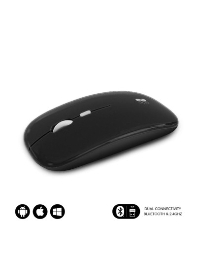 Raton inalambrico subblim submo - dflat20 negro