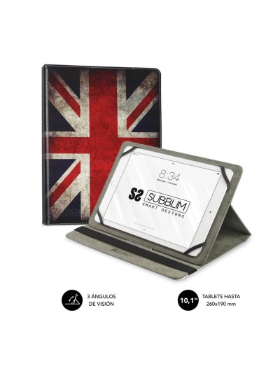 Funda subblim trendy case para tablet 10.1 pulgadas england