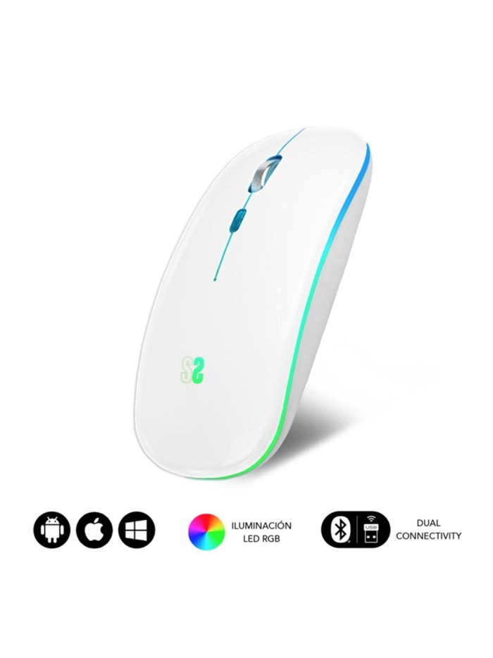 Raton inalambrico subblim submo - ldflat2 blanco Raton inalambrico subblim submo - ldflat2 blanco