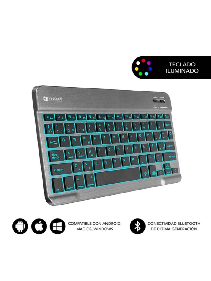 Teclado tablet subblim sub - kbt - smbl31 inalambrico Teclado tablet subblim sub - kbt - smbl31 inalambrico