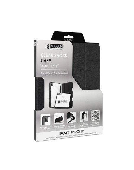 Funda subblim shock case para apple ipad pro 11 pulgadas negro