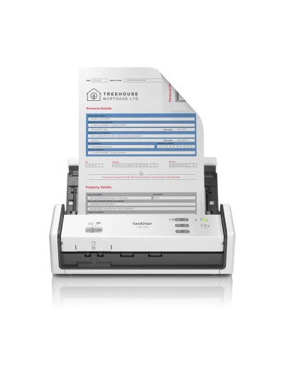 Escaner sobremesa brother ads1300 - 30ppm - duplex automatico - usb 2.0 - usb tipo c - adf 20 hojas