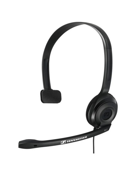 Auriculares epos sennheiser pc 2 chat microfono jack 3.5mm negro