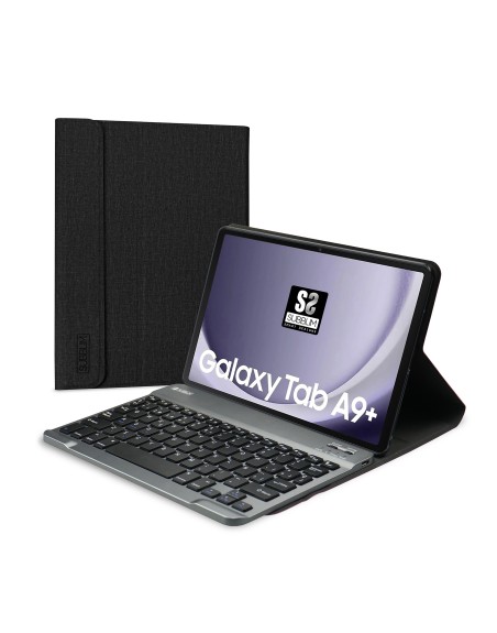 Funda + teclado subblim keytab pro para tablet samsung a9+ 11 pulgadas