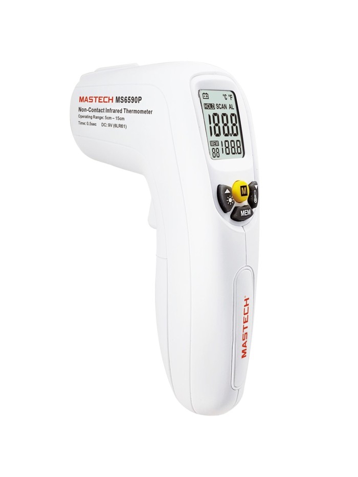 Termometro digital infrarrojo mastech ms6590p sin contacto Termometro digital infrarrojo mastech ms6590p sin contacto