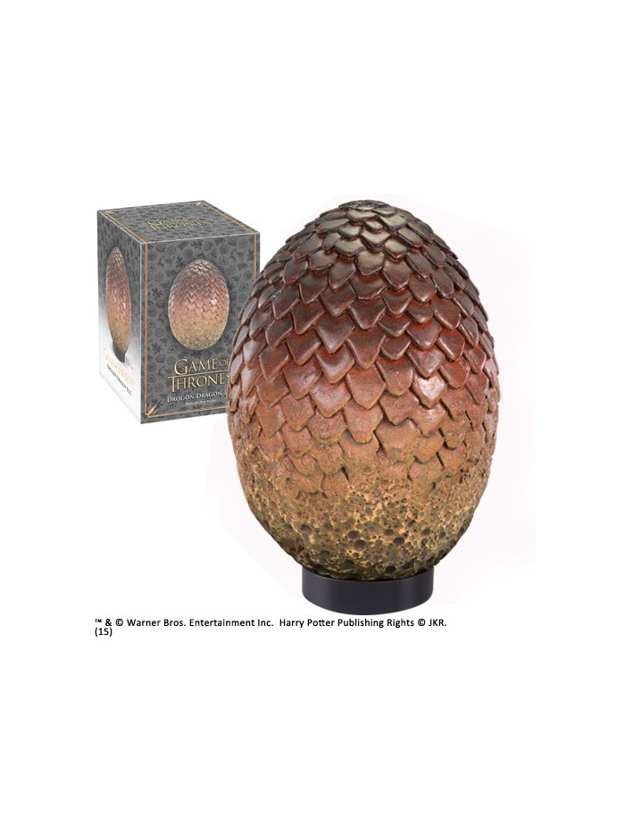 Réplica the noble collection juego de tronos huevo de dragon drogon 20.32 cm Réplica the noble collection juego de tronos huevo de dragon drogon 20.32 cm