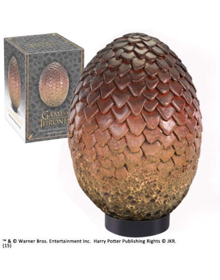 Réplica the noble collection juego de tronos huevo de dragon drogon 20.32 cm