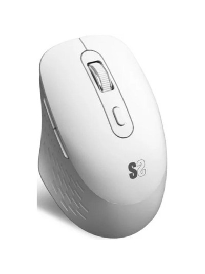 Raton inalambrico subblim curve ergo dual blanco