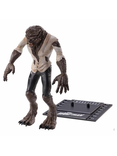 Figura the noble collection bendyfigs cine universal studios hombre lobo
