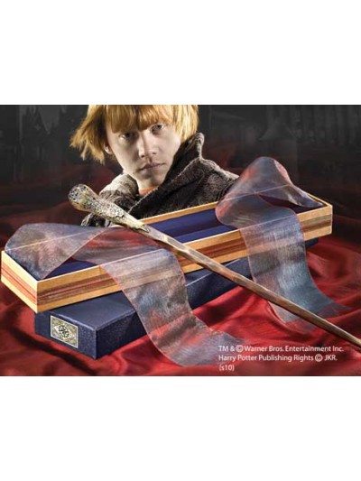 Replica the noble collection harry potter varita de ron weasley