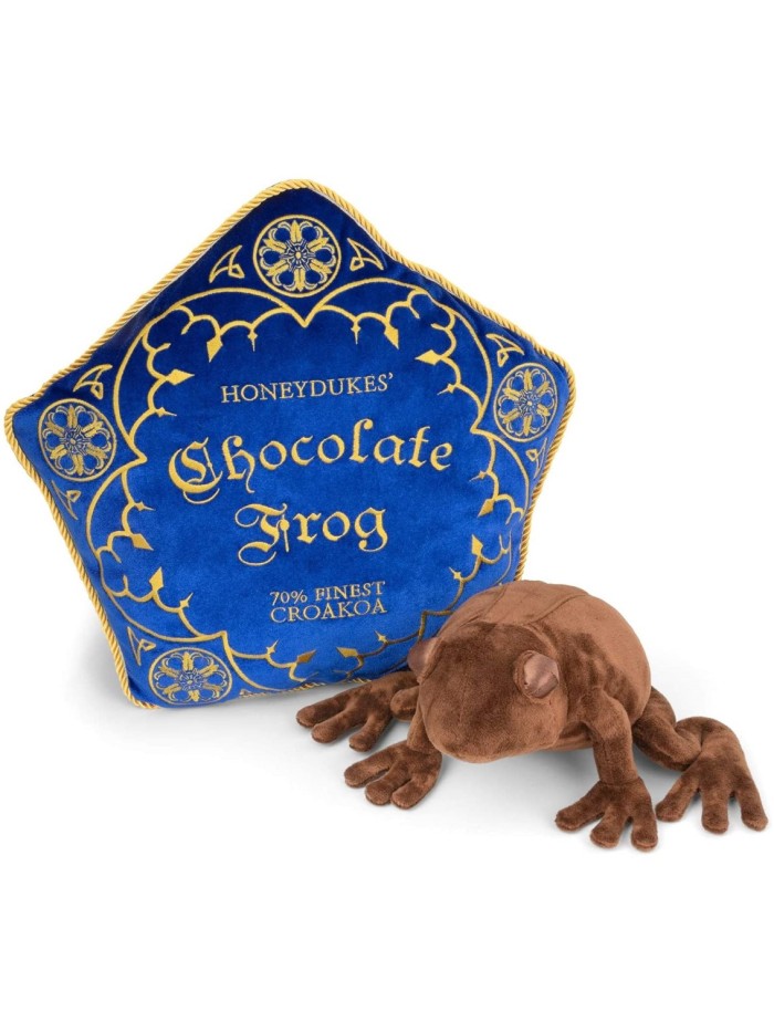 Peluche the noble collection harry potter rana de chocolate + cojin Peluche the noble collection harry potter rana de chocolate + cojin