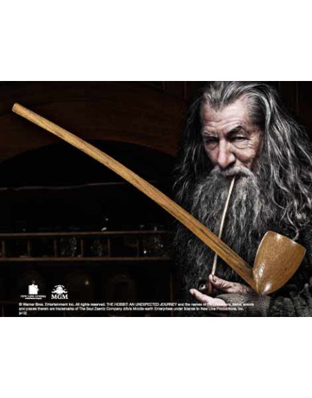 Replica the noble collection l hobbit pipa gandalf de 23 cm