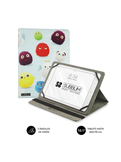 Funda subblim trendy case para tablet 10.1 pulgadas furry