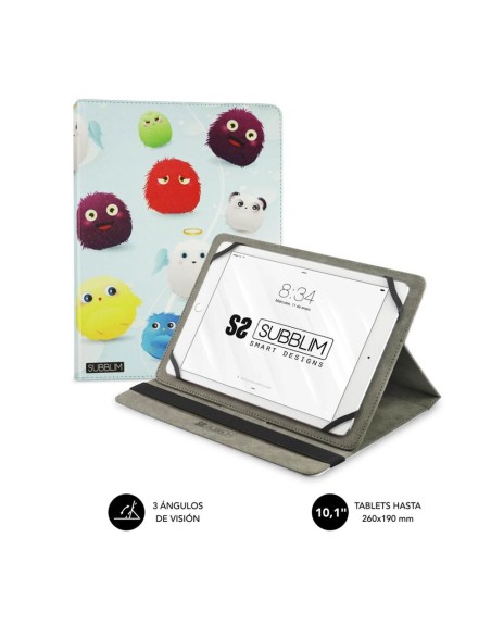 Funda subblim trendy case para tablet 10.1 pulgadas furry
