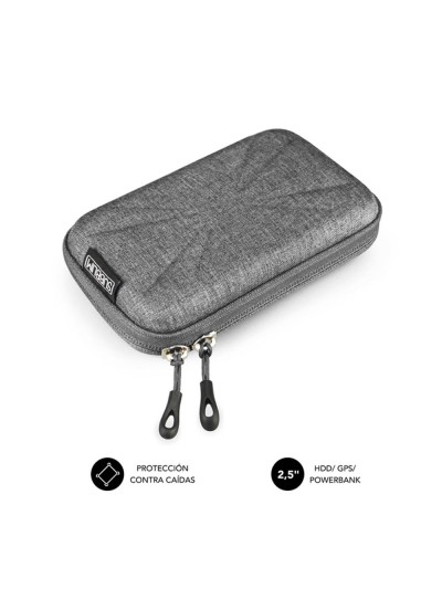 Funda subblim hdd business case para disco duro 2.5 pulgadas gris