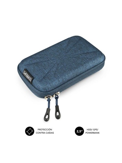 Funda subblim hdd business case para disco duro 2.5 pulgadas azul oscuro