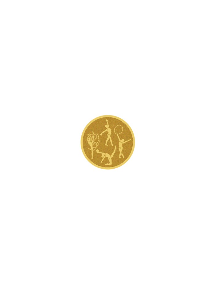 25/26 DISCO DORADO AUTOADHESIVA GIMNASIA RITMICA Ø 2,5 CM