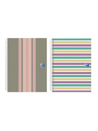 Cuaderno espiral oxford europeanbook 5 tapa extradura din a4+ 120 hojas horizontal
