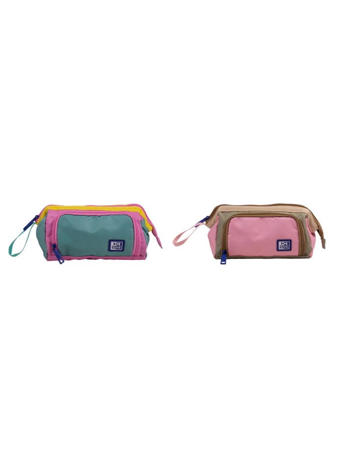 Estuche portatodo oxford gran capacidad kangoo color block 100x130x220 mm Estuche portatodo oxford gran capacidad kangoo color block 100x130x220 mm