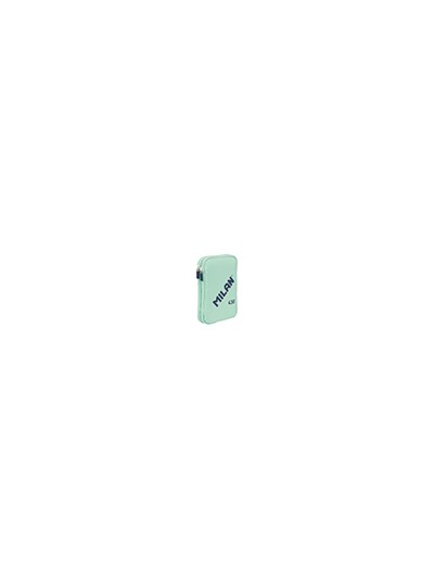 Plumier escolar milan 430 since 1918 doble con accesorios color verde 195x50x130 mm