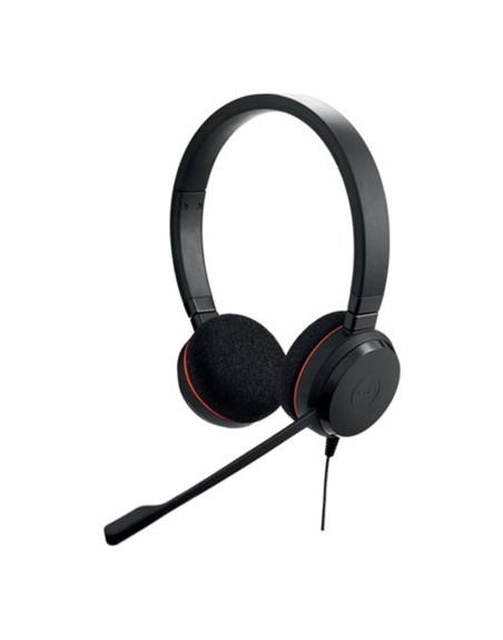 Auriculares jabra evolve 20 ms stereo negro