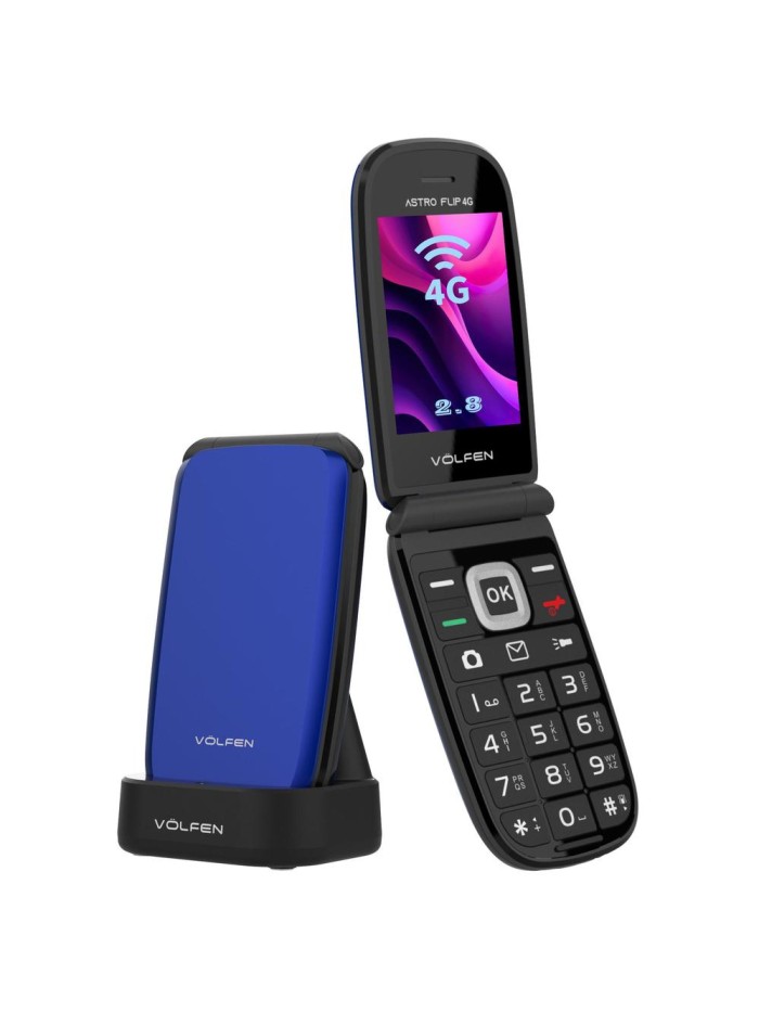 Telefono movil volfen astro flip 4g azul Telefono movil volfen astro flip 4g azul
