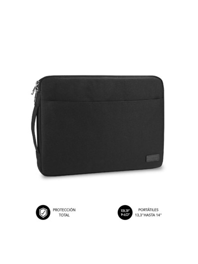 Funda subblim urban laptop sleeve para portatil 13.3 pulgadas - 14 pulgadas negro