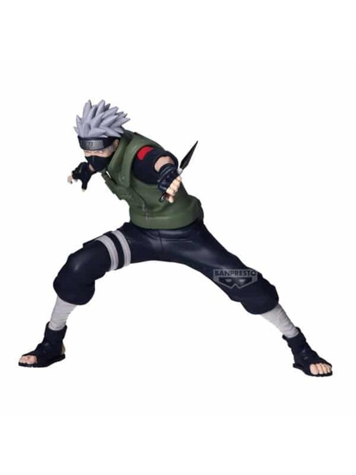 Figura banpresto naruto shippuden vibration stars kakashi hatake 13cm