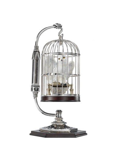 Figura en miniatura the noble collection harry potter hedwig en jaula