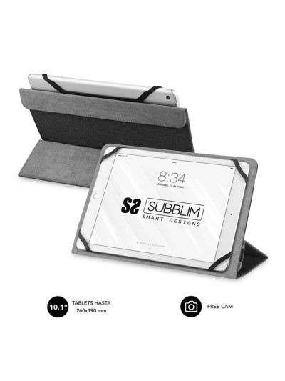 Funda subblim freecam case para tablet 10.1 pulgadas negro