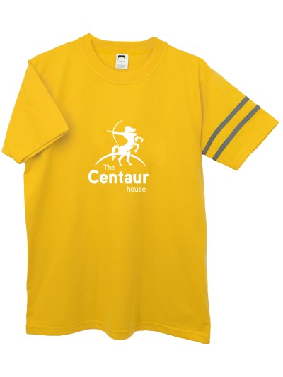 Camiseta casa Centaur amarilla María Teresa