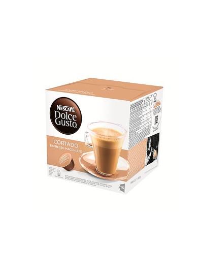 Cafe dolce gusto cortado monodosis caja de 16 unidades