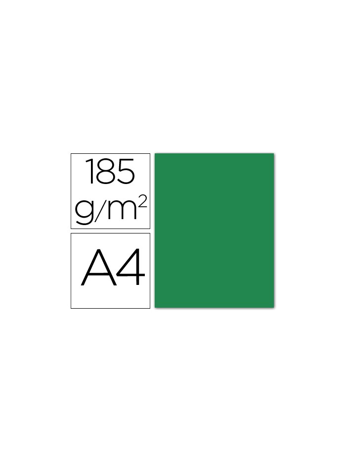 Cartulina guarro din a4 verde amazona 185 gr paquete 50 hojas Cartulina guarro din a4 verde amazona 185 gr paquete 50 hojas