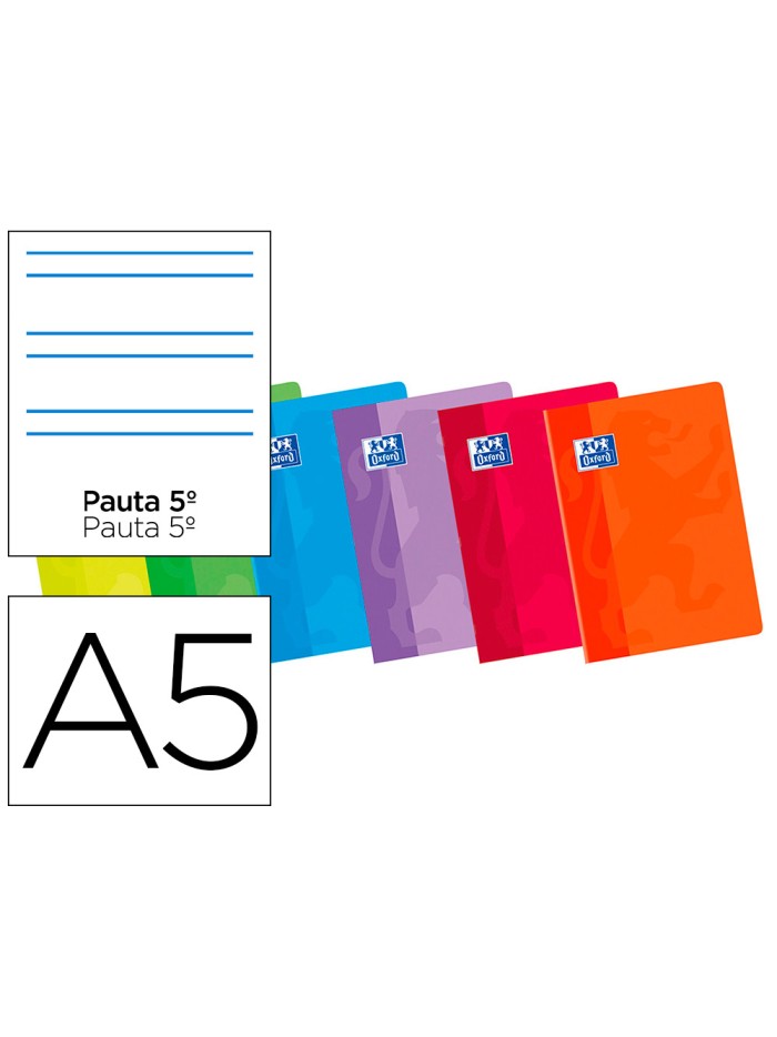 Libreta escolar oxford 48 h din a5 2 rayas pauta Libreta escolar oxford 48 h din a5 2 rayas pauta