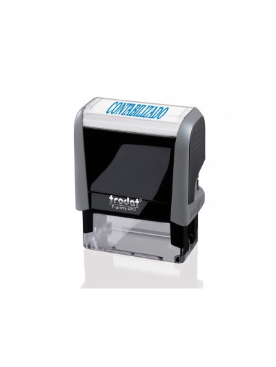 Sello entintado printy 4911 f8 p3 contabilizado almohadilla azul