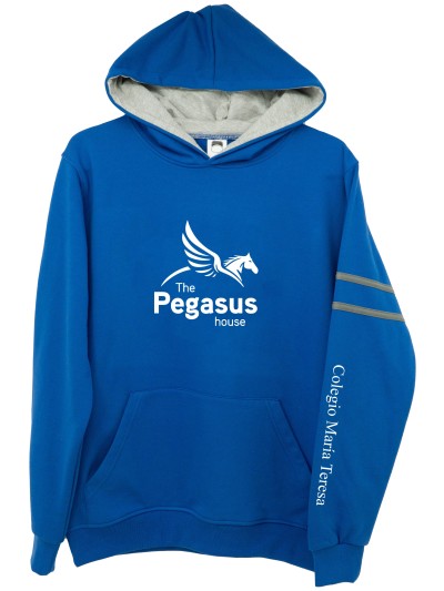 Sudadera Pegasus azul María Teresa
