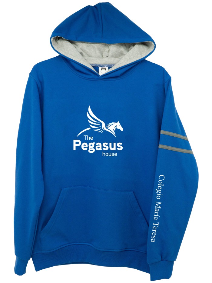 Sudadera Pegasus azul María Teresa Sudadera Pegasus azul María Teresa