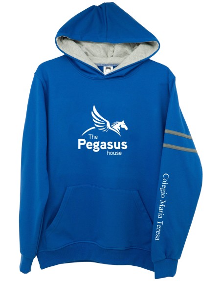 Sudadera Pegasus azul María Teresa