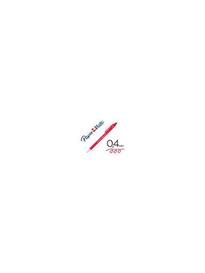 Boligrafo flexgrip retractil rojo